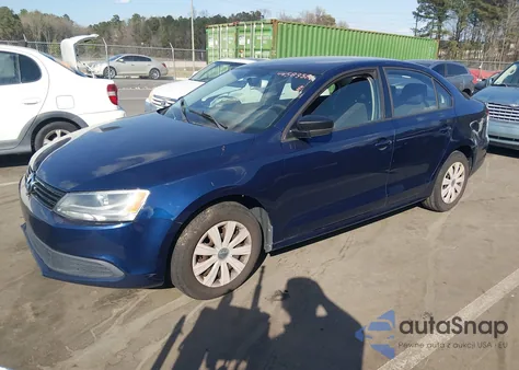 2013 Volkswagen Jetta 2.0L S from USA, damaged, VIN 3VW1K7AJXDM285983